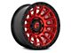 Fuel Wheels Cycle Candy Red with Black Ring 6-Lug Wheel; 20x9; 1mm Offset (99-06 Silverado 1500)