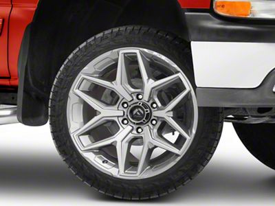 Fuel Wheels Flux Platinum 6-Lug Wheel; 22x10; -18mm Offset (99-06 Silverado 1500)