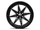 Fuel Wheels Hammer Gloss Black Milled 6-Lug Wheel; 20x9; 1mm Offset (99-06 Silverado 1500)