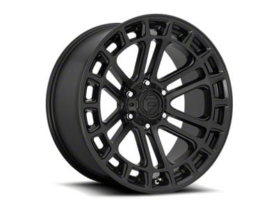 Fuel Wheels Heater Matte Black 6-Lug Wheel; 17x9; -12mm Offset (99-06 Silverado 1500)
