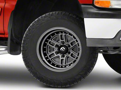 Fuel Wheels Nitro Matte Gunmetal 6-Lug Wheel; 17x9; 1mm Offset (99-06 Silverado 1500)