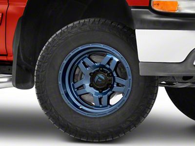 Fuel Wheels Oxide Dark Blue 6-Lug Wheel; 17x8.5; -10mm Offset (99-06 Silverado 1500)