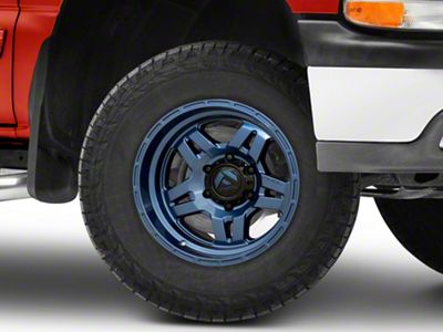 Fuel Wheels Oxide Dark Blue 6-Lug Wheel; 17x8.5; 1mm Offset (99-06 Silverado 1500)