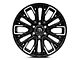 Fuel Wheels Rebar Gloss Black Milled 6-Lug Wheel; 17x9; 1mm Offset (99-06 Silverado 1500)