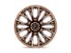 Fuel Wheels Rebar Platinum Bronze Milled 6-Lug Wheel; 17x9; 1mm Offset (99-06 Silverado 1500)