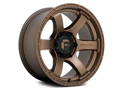 Fuel Wheels Rush Matte Bronze 6-Lug Wheel; 17x9; -12mm Offset (99-06 Silverado 1500)