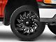 Fuel Wheels Saber Gloss Black Milled 6-Lug Wheel; 24x12; -44mm Offset (99-06 Silverado 1500)