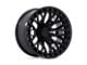 Fuel Wheels Sigma Blackout with Gloss Black Lip 6-Lug Wheel; 17x9; 1mm Offset (99-06 Silverado 1500)