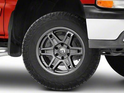 Fuel Wheels Slayer Matte Gunmetal 6-Lug Wheel; 18x8.5; -15mm Offset (99-06 Silverado 1500)