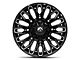 Fuel Wheels Strike Gloss Black Milled 6-Lug Wheel; 22x12; -44mm Offset (99-06 Silverado 1500)