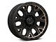 Fuel Wheels Traction Matte Black with Double Dark Tint 6-Lug Wheel; 17x9; 1mm Offset (99-06 Silverado 1500)