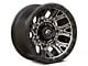 Fuel Wheels Traction Matte Gunmetal with Black Ring 6-Lug Wheel; 17x9; -12mm Offset (99-06 Silverado 1500)