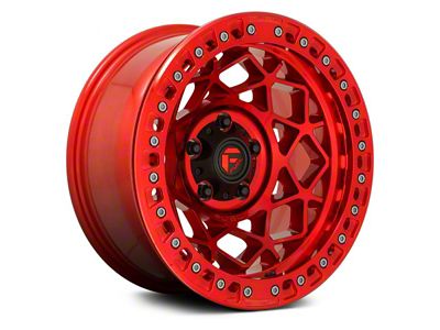 Fuel Wheels Unit Beadlock Candy Red 6-Lug Wheel; 17x9; -15mm Offset (99-06 Silverado 1500)
