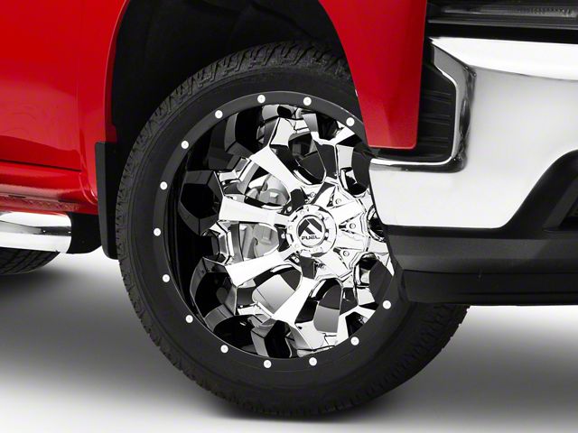 Fuel Wheels Assault Chrome 6-Lug Wheel; 22x12; -44mm Offset (19-24 Silverado 1500)