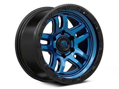 Fuel Wheels Ammo Gloss Blue with Black Bead Ring 6-Lug Wheel; 17x9; -12mm Offset (23-25 Canyon)