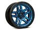 Fuel Wheels Ammo Gloss Blue with Black Bead Ring 6-Lug Wheel; 17x9; -12mm Offset (23-25 Canyon)