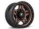 Fuel Wheels Anza Matte Bronze with Black Ring 6-Lug Wheel; 20x9; 1mm Offset (23-25 Canyon)