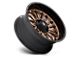 Fuel Wheels Arc Platinum Bronze with Black Lip 6-Lug Wheel; 22x10; -18mm Offset (23-25 Canyon)