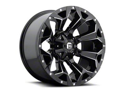 Fuel Wheels Assault Gloss Black Milled 6-Lug Wheel; 18x9; 19mm Offset (23-25 Canyon)