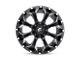 Fuel Wheels Assault Matte Black Milled 6-Lug Wheel; 17x8.5; 14mm Offset (15-22 Canyon)