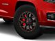 Fuel Wheels Assault Matte Black Red Milled 6-Lug Wheel; 17x8.5; 14mm Offset (15-22 Canyon)