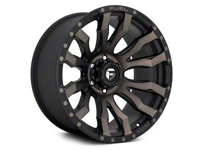 Fuel Wheels Blitz Matte Black Double Dark Tint 6-Lug Wheel; 22x10; -18mm Offset (23-25 Canyon)