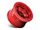 Fuel Wheels Block Beadlock Candy Red 6-Lug Wheel; 17x9; -15mm Offset (23-25 Canyon)