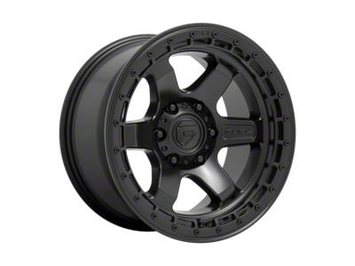 Fuel Wheels Block Matte Black 6-Lug Wheel; 18x9; 20mm Offset (23-25 Canyon)