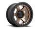 Fuel Wheels Block Matte Bronze with Black Ring 6-Lug Wheel; 17x9; 1mm Offset (23-24 Canyon)