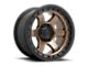 Fuel Wheels Block Matte Bronze with Black Ring 6-Lug Wheel; 18x9; -12mm Offset (23-25 Canyon)