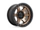 Fuel Wheels Block Matte Bronze with Black Ring 6-Lug Wheel; 18x9; 20mm Offset (15-22 Canyon)