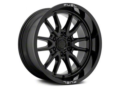 Fuel Wheels Clash Gloss Black 6-Lug Wheel; 20x9; 1mm Offset (23-25 Canyon)