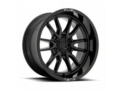 Fuel Wheels Clash Gloss Black 6-Lug Wheel; 24x12; -44mm Offset (23-24 Canyon)