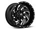 Fuel Wheels Cleaver Gloss Black Milled 6-Lug Wheel; 18x9; -12mm Offset (23-25 Canyon)