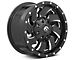 Fuel Wheels Cleaver Gloss Black Milled 6-Lug Wheel; 22x12; -44mm Offset (23-25 Canyon)