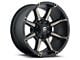 Fuel Wheels Coupler Matte Black with Double Dark Tint 6-Lug Wheel; 20x9; 20mm Offset (23-25 Canyon)