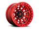 Fuel Wheels Covert Beadlock Candy Red 6-Lug Wheel; 17x9; -15mm Offset (23-25 Canyon)