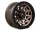 Fuel Wheels Covert Matte Bronze with Black Bead Ring 6-Lug Wheel; 17x9; -12mm Offset (23-25 Canyon)