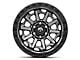 Fuel Wheels Covert Matte Gunmetal with Black Bead Ring 6-Lug Wheel; 17x8.5; 14mm Offset (23-25 Canyon)