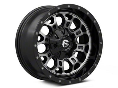 Fuel Wheels Crush Gloss Machined Double Dark Tint 6-Lug Wheel; 18x9; 19mm Offset (23-25 Canyon)