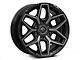 Fuel Wheels Flux Gloss Black Brushed with Gray Tint 6-Lug Wheel; 18x9; 1mm Offset (23-25 Canyon)