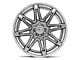 Fuel Wheels Fusion Forged Brawl Platinum with Chrome Lip 6-Lug Wheel; 20x10; -18mm Offset (23-25 Canyon)