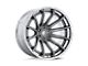 Fuel Wheels Fusion Forged Burn Platinum with Chrome Lip 6-Lug Wheel; 22x12; -44mm Offset (23-25 Canyon)