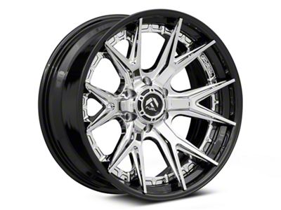 Fuel Wheels Fusion Forged Catalyst Chrome with Gloss Black Lip 6-Lug Wheel; 20x10; -18mm Offset (23-25 Canyon)