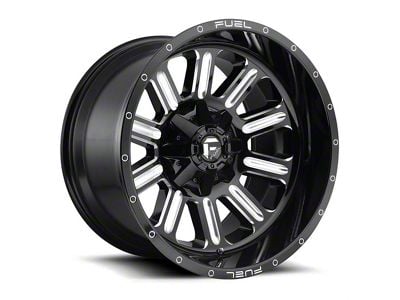 Fuel Wheels Hardline Gloss Black Milled 6-Lug Wheel; 18x9; -12mm Offset (23-25 Canyon)