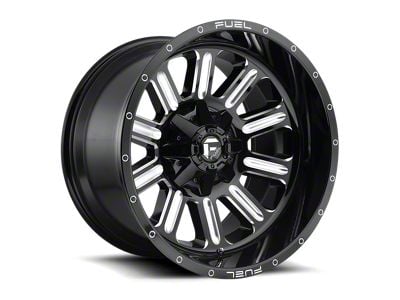 Fuel Wheels Hardline Gloss Black Milled 6-Lug Wheel; 18x9; 20mm Offset (23-25 Canyon)