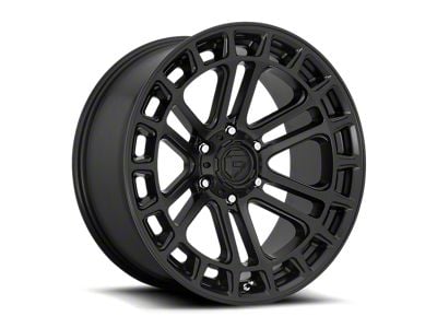 Fuel Wheels Heater Matte Black 6-Lug Wheel; 17x9; -12mm Offset (23-25 Canyon)