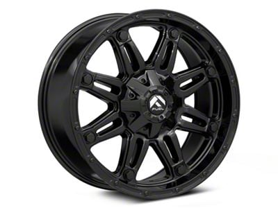 Fuel Wheels Hostage Gloss Black 6-Lug Wheel; 17x9; 1mm Offset (23-25 Canyon)