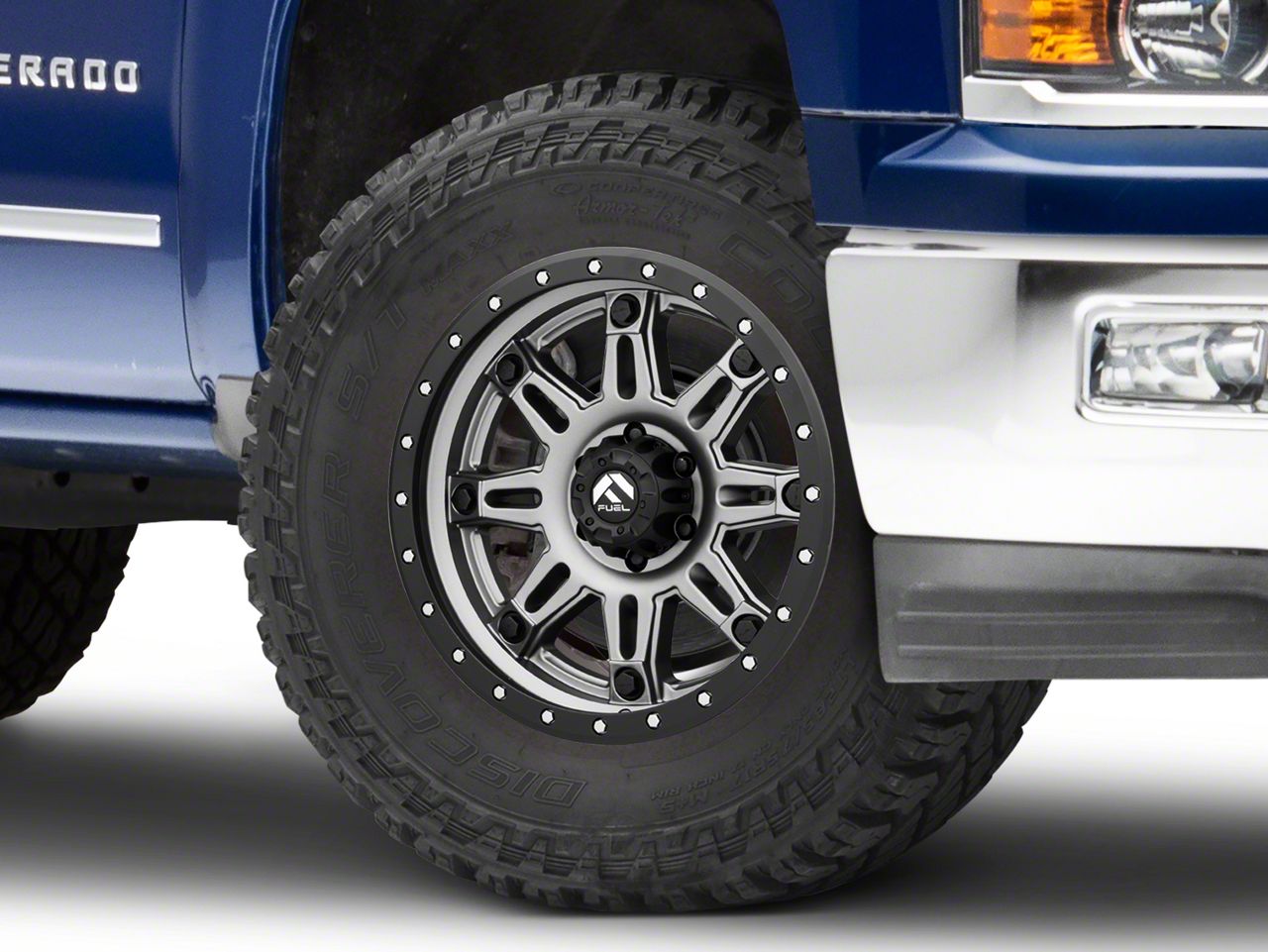 Fuel Wheels Canyon Hostage III Anthracite with Black Ring 6-Lug Wheel ...