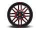 Fuel Wheels Ignite Gloss Black Red Tinted 6-Lug Wheel; 20x10; -19mm Offset (23-25 Canyon)